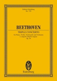Beethoven: Triple Concerto C major Opus 56 (Study Score) published by Eulenburg
